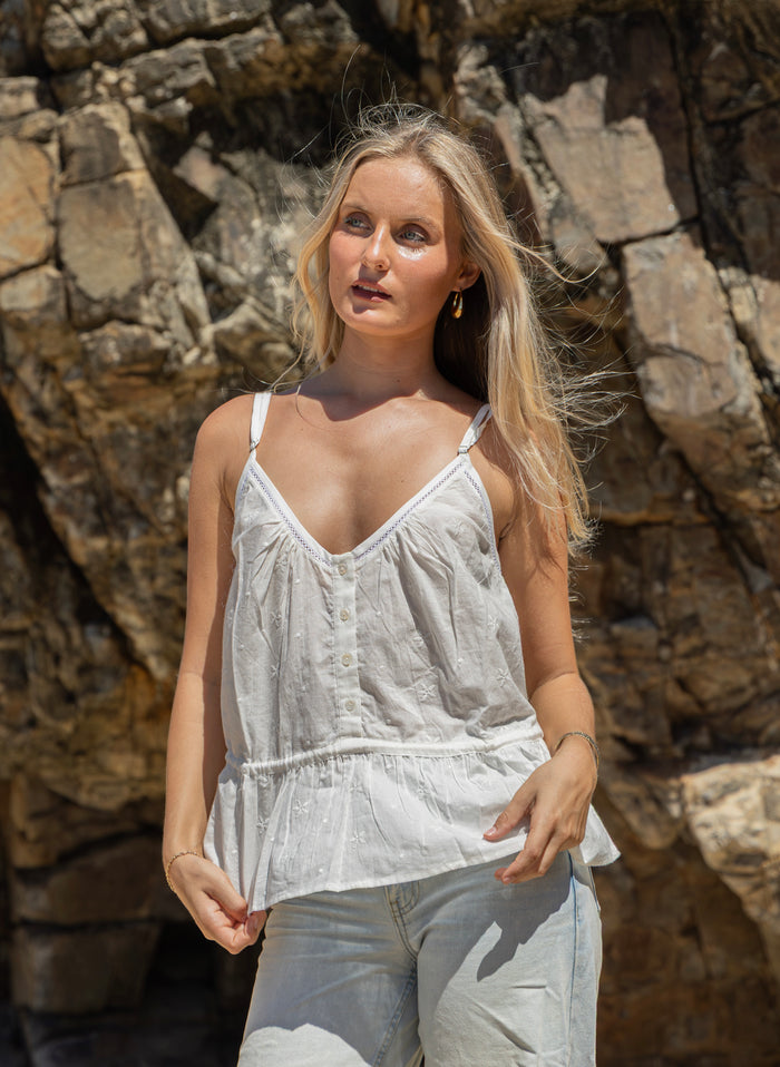 Soleil Embroidered Singlet