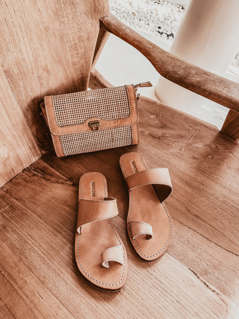 Mia Slide - Light Tan PREORDER