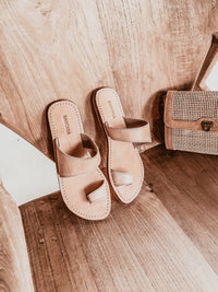 Mia Slide - Light Tan PREORDER