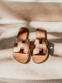 Astrid Slide - Light Tan PREORDER