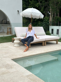 Elena Linen Pants Navy