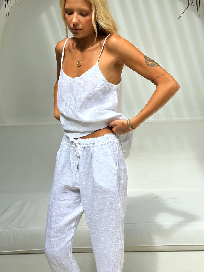 Elena Pants White