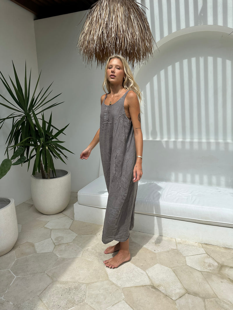 Allegra dress Taupe  PRESALE