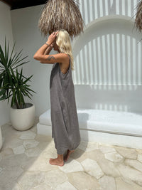 Allegra dress Taupe  PRESALE