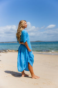 Amara Dress Pacific Blue