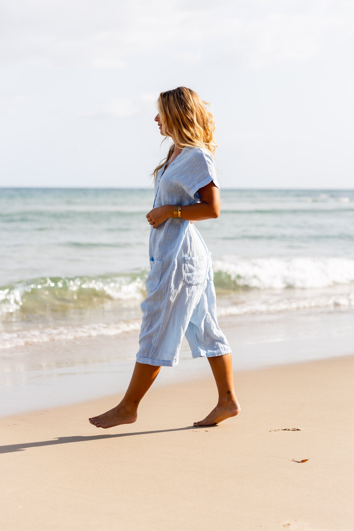 Isabella Jumpsuit Sky Blue