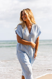 Isabella Jumpsuit Sky Blue